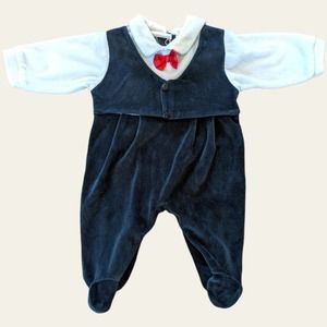 Simply Basic Vintage Baby Tuxedo Outfit